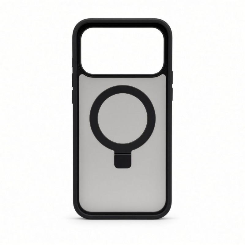 Evelatus Shield hoes met MagSafe & standaard voor Apple iPhone 18 Pro Max, matte ring, zwart