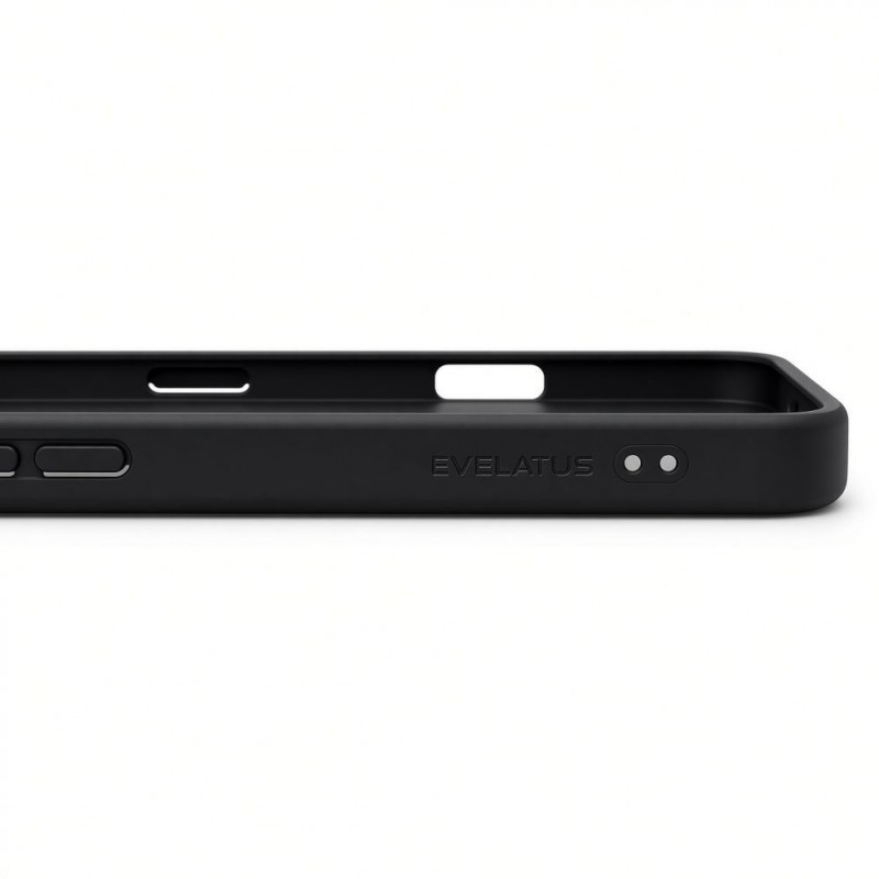 Evelatus Shield hoes met MagSafe & standaard voor Apple iPhone 18 Pro Max, matte ring, zwart