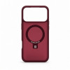 Evelatus Shield hoes met MagSafe & standaard voor Apple iPhone 18 Pro Max, matte ring, bordeauxrood