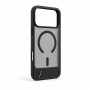 Evelatus MagSafe-hoes met rubbercoating en standaard voor Apple iPhone 18 Pro Max, zwart
