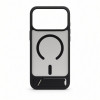 Evelatus MagSafe-hoes met rubbercoating en standaard voor Apple iPhone 18 Pro Max, zwart
