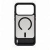 Evelatus MagSafe-hoes met rubbercoating en standaard voor Apple iPhone 18 Pro Max, zwart
