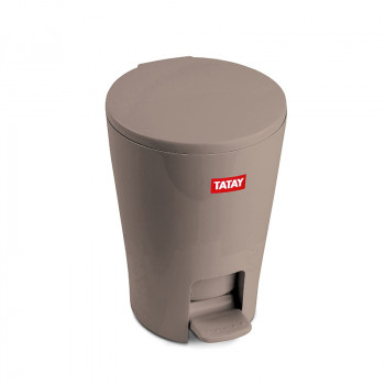 Tatay Diabolo badkamer pedaalemmer, 5 l, bruin