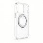 Evelatus Hybrid MagSafe-hoes met 360 metalen standaard voor Apple iPhone 18 Pro, PC+TPU, transparant