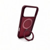 Evelatus Shield hoes met MagSafe & standaard voor Apple iPhone 18 Pro, matte ring, bordeauxrood