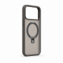Evelatus Shield hoesje met MagSafe & standaard voor Apple iPhone 18 Pro, matte ring, rookgrijs