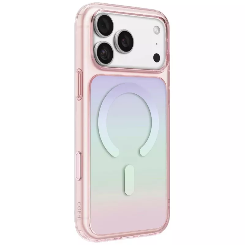 UNIQ Coehl Estelle hoesje voor iPhone 18 Pro / 17 Pro, magnetisch laden, roze