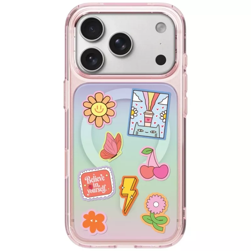 UNIQ Coehl Estelle hoesje voor iPhone 18 Pro Max / 17 Pro Max, magnetisch laden, roze