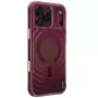 UNIQ Coehl Vela hoesje voor iPhone 18 Pro Max / 17 Pro Max, magnetisch laden, bordeauxrood