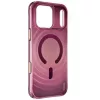 UNIQ Coehl Vela hoesje voor iPhone 18 Pro Max / 17 Pro Max, magnetisch laden, bordeauxrood