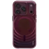 UNIQ Coehl Vela hoesje voor iPhone 18 Pro / 17 Pro, magnetisch laden, bordeauxrood