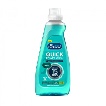Dr.Beckmann Quick Power Wash Odour Protect Sport vloeibaar wasmiddel, 800 ml