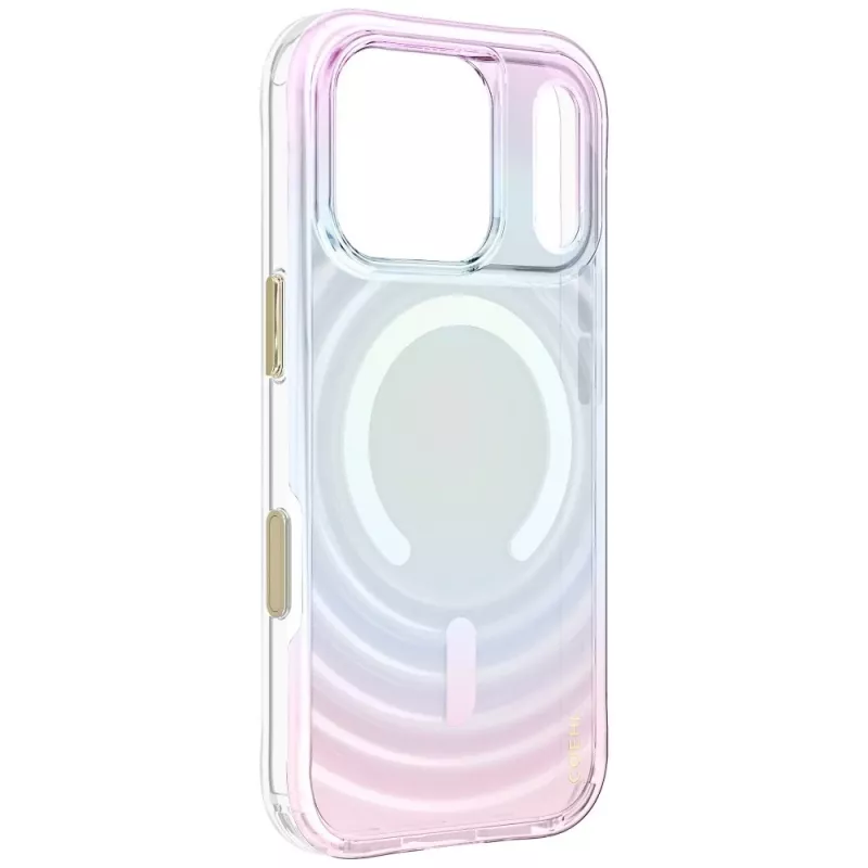 UNIQ Coehl Vela hoesje voor iPhone 18 Pro /17 Pro magnetisch laden opaal