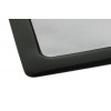DEMCiflex stoffilter 120 mm, vierkant, zwart (129,4 x 129,4 mm)