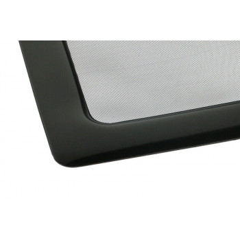 DEMCiflex stoffilter 120 mm, vierkant, zwart (129,4 x 129,4 mm)
