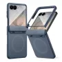 Tech-Protect Kevlar Aura MagSafe hoes voor Samsung Galaxy Z Flip 8, marineblauw