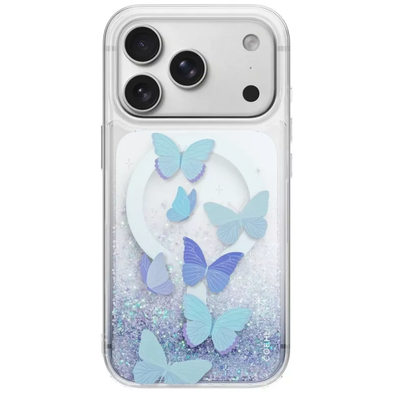 UNIQ Coehl Aria hoes voor iPhone 18 Pro / 17 Pro, magnetisch laden, blauw