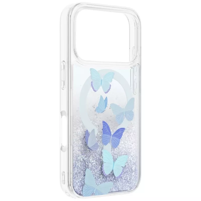 UNIQ Coehl Aria hoes voor iPhone 18 Pro / 17 Pro, magnetisch laden, blauw