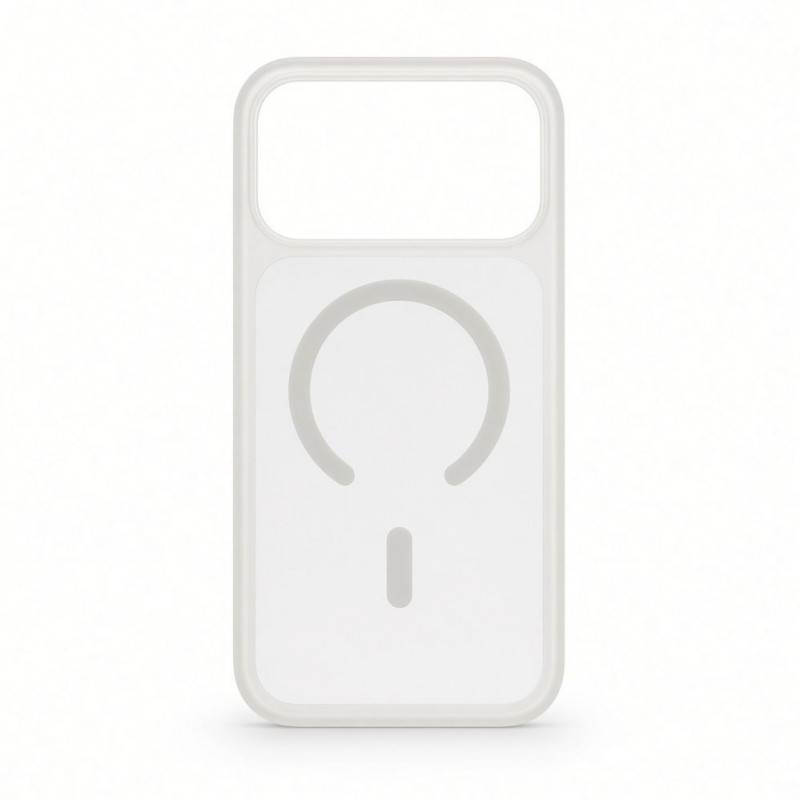 Evelatus Apple iPhone 18 Pro Max Silver-Shield Skin Feel 2-in-1 MagSafe-hoes, mat transparant