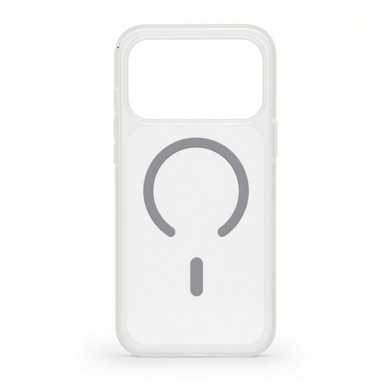 Evelatus Apple iPhone 18 Pro Max Silver-Shield Skin Feel 2-in-1 MagSafe-hoes, mat transparant