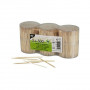 PAPSTAR tandenstokers van hout, bruin, 1500 stuks