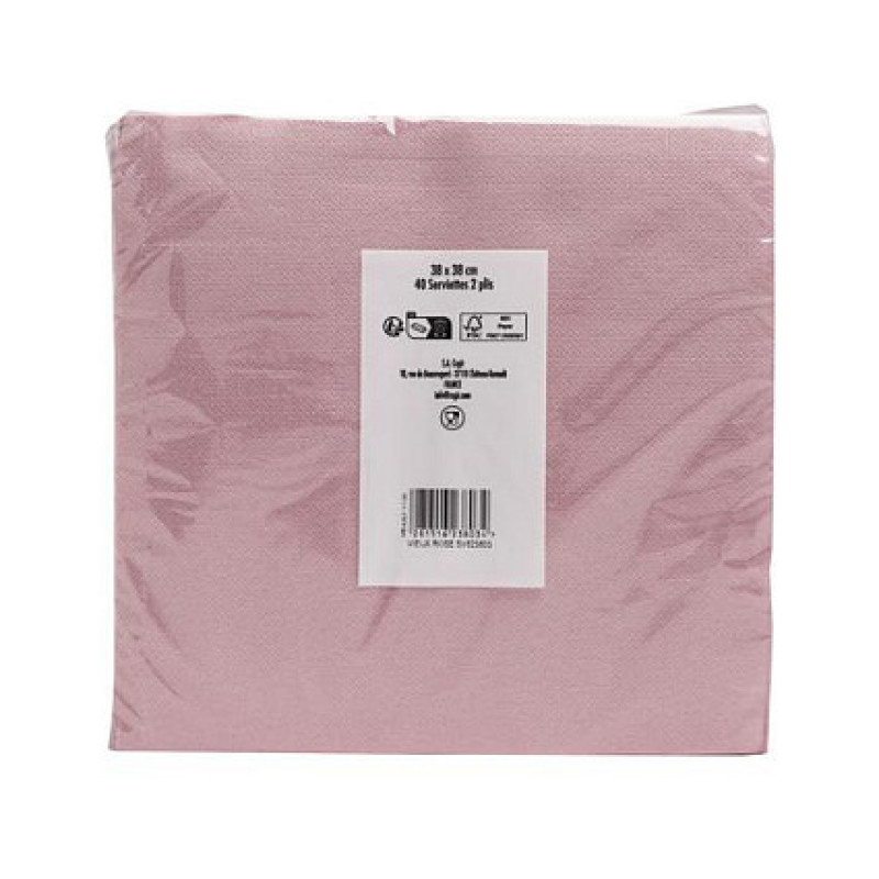 PROnappe servetten 38,0 x 38,0 cm oudroze