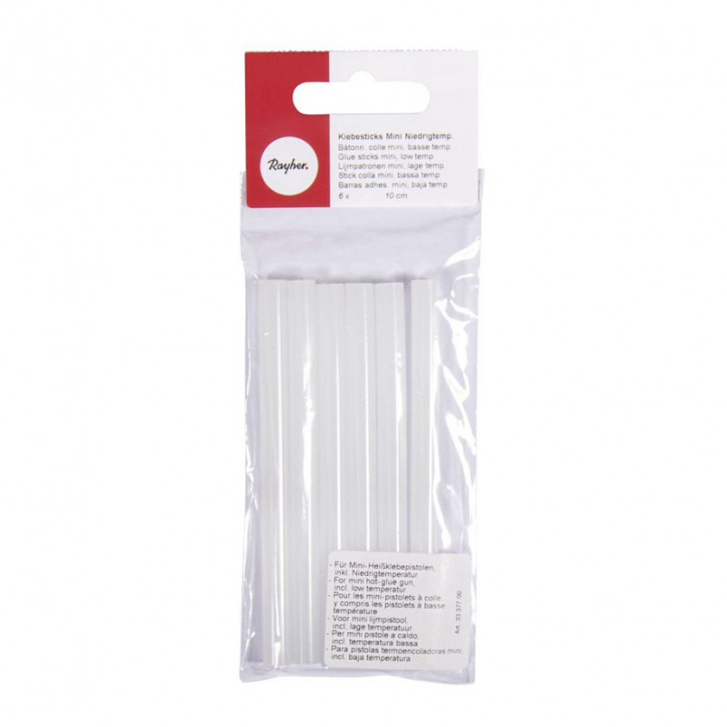 Rayher mini hotmelt-lijmsticks transparant (3337700)