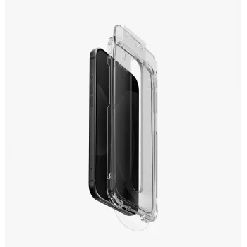 Gehard glas UNIQ Optix SwiftFitVivid DX2 voor iPhone 18 Pro met applicator
