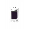 Just Must JM lederen hoes met MagSafe voor iPhone 18 Pro Max, paars