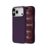Just Must JM lederen hoes met MagSafe voor iPhone 18 Pro Max, paars