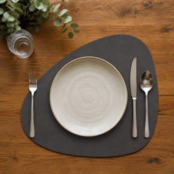 Asi Collection PVC-tafelmat in antraciet