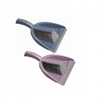 YORK Style stofblik en handveger set met rubberrand, 23,8x33x10,3 cm