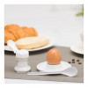 Westmark eierlepels, 6-delige set, 14,5 cm, wit kunststof