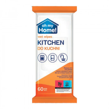 Ohmyhome vochtige doekjes voor de keuken 60 stuks