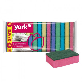 YORK afwassponsjes, 25 + 5 gratis (30 stuks)
