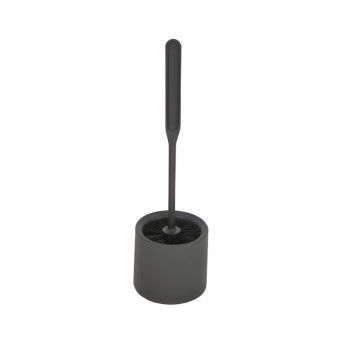 YORK toiletborstel met houder MODERN zwart
