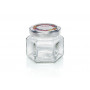 LEIFHEIT hexagonaal glazen potje 106 ml