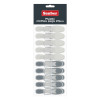 Sauber kunststof wasknijpers, grijs, 20 stuks