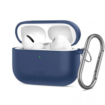 Tech-Protect Silicone Hook siliconen hoesje voor Apple AirPods Pro 3, navyblauw