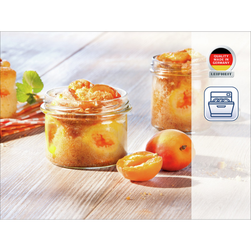 Leifheit glas met schroefdeksel, 235 ml
