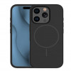 iLike Apple iPhone 16 Pro Max Soft Touch siliconen hoesje met magneet, zwart