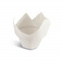 Guardini papieren bakvormpjes voor heteluchtfriteuse, 12 stuks, wit, Ø8,5x8 cm