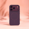 TFO Silicone Thin Mag hoesje voor iPhone 17 Pro / iPhone 18 Pro 6.3 inch, donkerkers