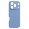 TFO siliconen hoesje voor iPhone 17 Pro Max 6.9 / 18 Pro Max 6.9, hemelsblauw