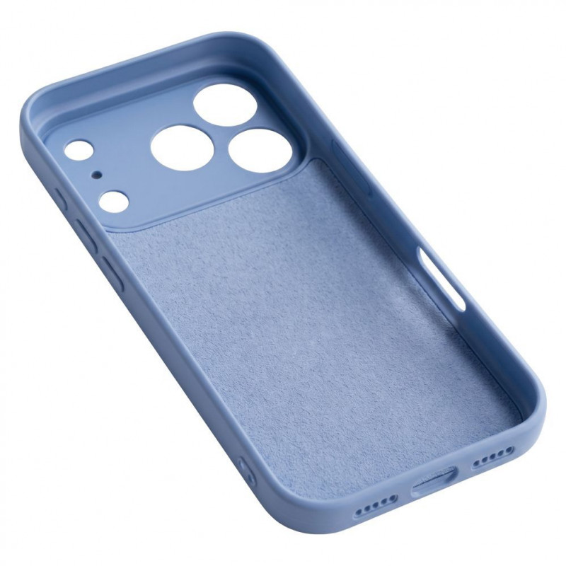 TFO siliconen hoesje voor iPhone 17 Pro Max 6.9 / 18 Pro Max 6.9, hemelsblauw
