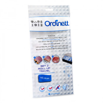 Ordinett Ordispace Roll Up reis-vacuümzak, 35 x 28 cm, 2 stuks
