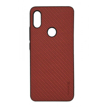 Evelatus Samsung J6 2018 TPU-hoesje 2 met metalen plaat (gebruik met magnetische autohouder mogelijk) rood