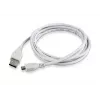 Gembird CCP-mUSB2-AMBM-6-W USB 2.0 A naar Micro-USB B kabel, 1,8 m, wit