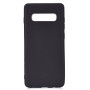 GreenGo mat TPU hoesje voor Samsung Galaxy S10 Plus, zwart