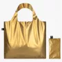 LOQI METALLIC gouden handtas
